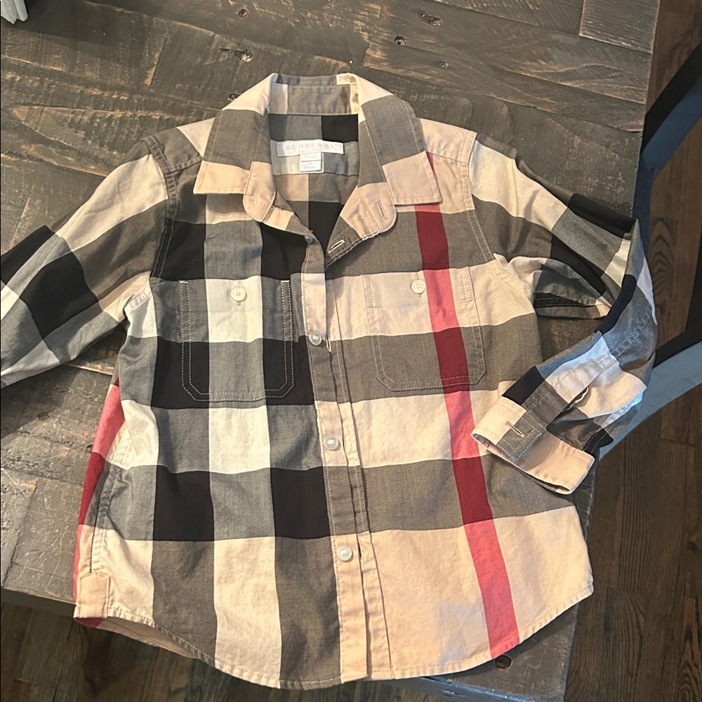 Burberry Multicolor Checkered Shirt